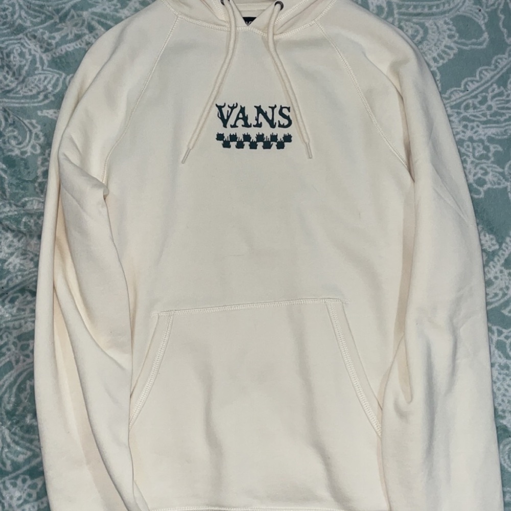 Off-White Vans Hoodie with flame Vans logo